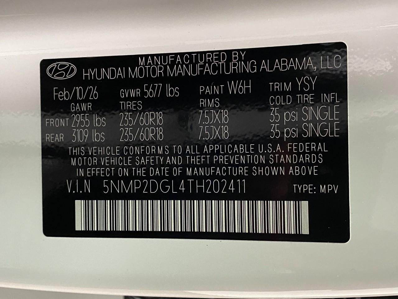 2026 Hyundai SANTA FE SEL AWD