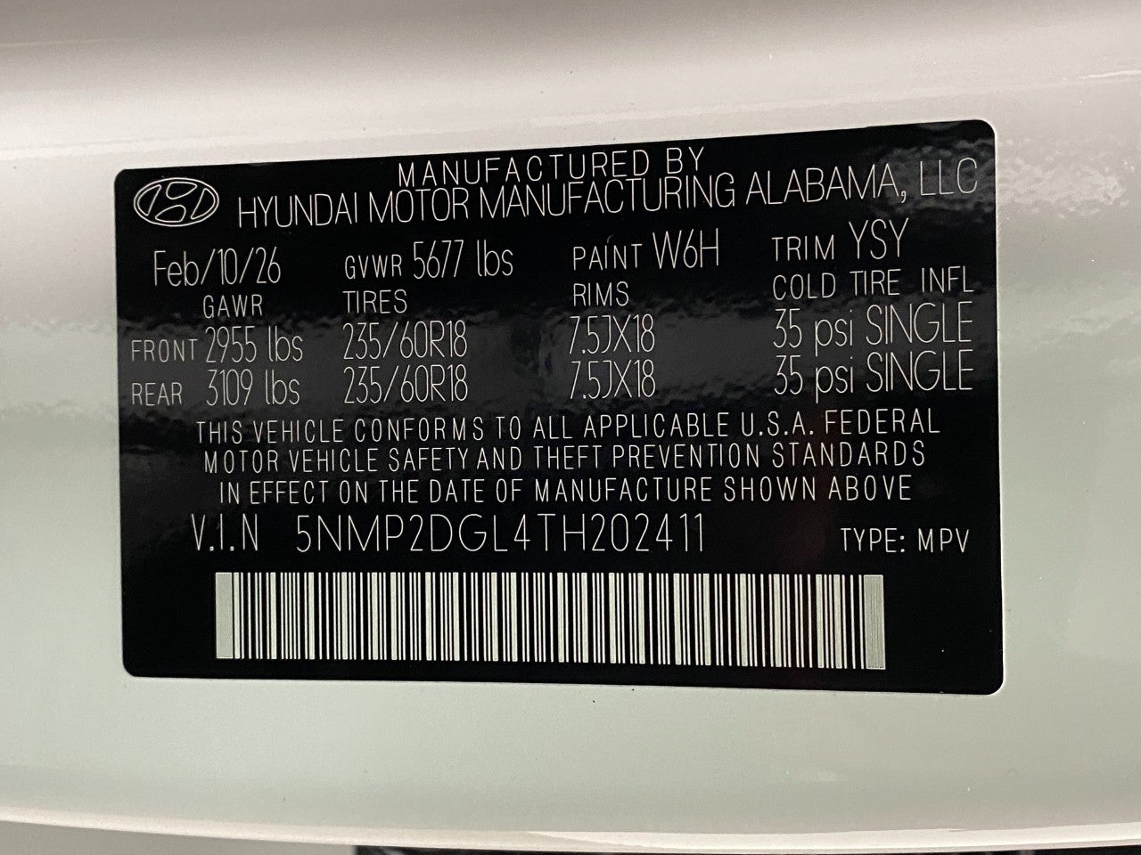 2026 Hyundai SANTA FE SEL AWD