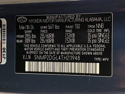 2026 Hyundai SANTA FE SEL AWD