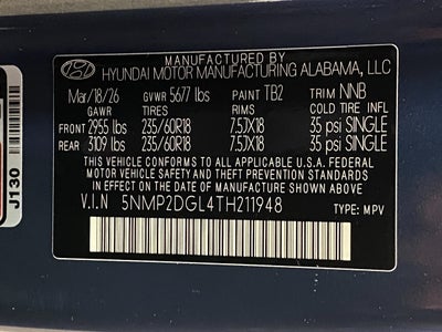 2026 Hyundai SANTA FE SEL AWD