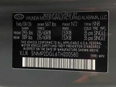 2026 Hyundai SANTA FE SEL AWD