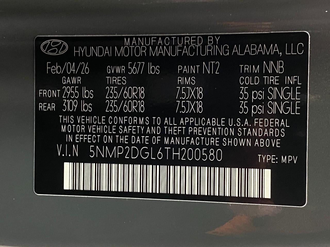 2026 Hyundai SANTA FE SEL AWD