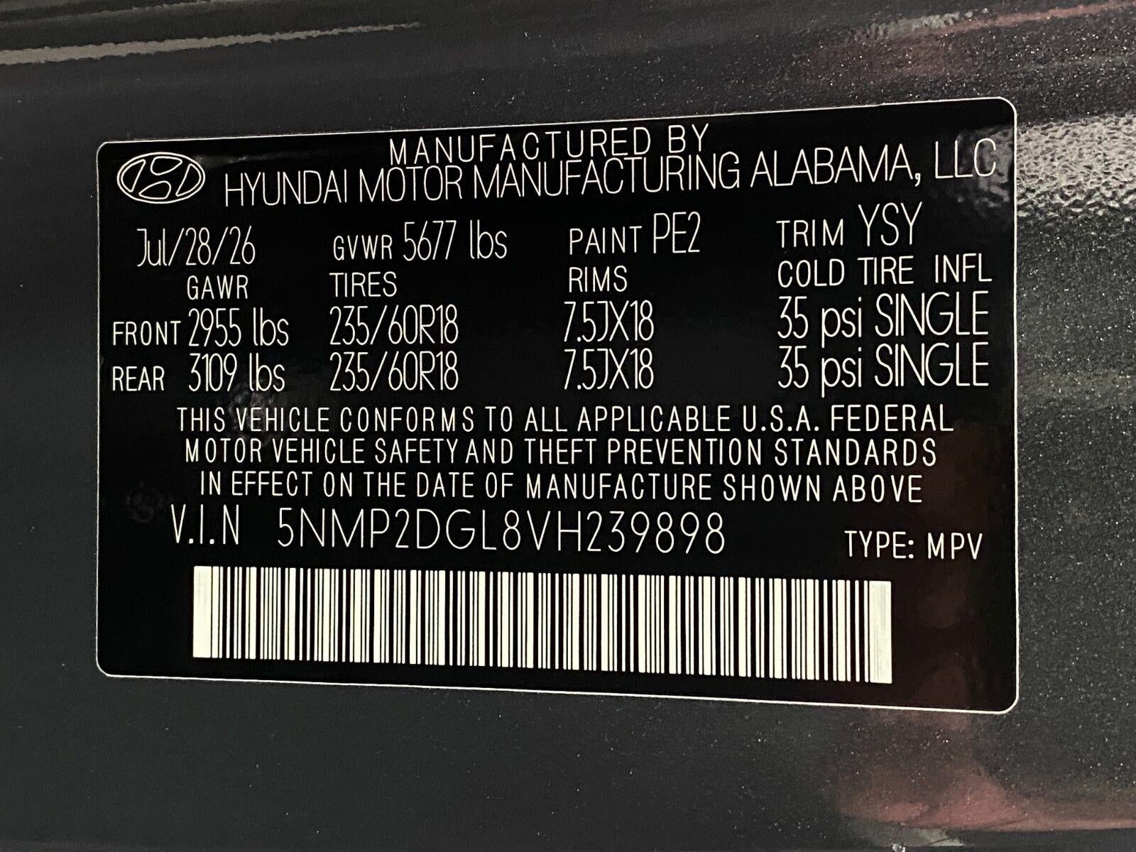 2027 Hyundai SANTA FE SEL AWD