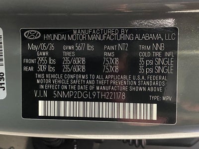 2026 Hyundai SANTA FE SEL AWD