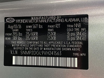 2027 Hyundai SANTA FE SEL AWD