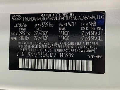 2027 Hyundai SANTA FE HYBRID Limited