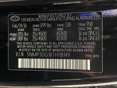 2026 Hyundai SANTA FE HYBRID Limited