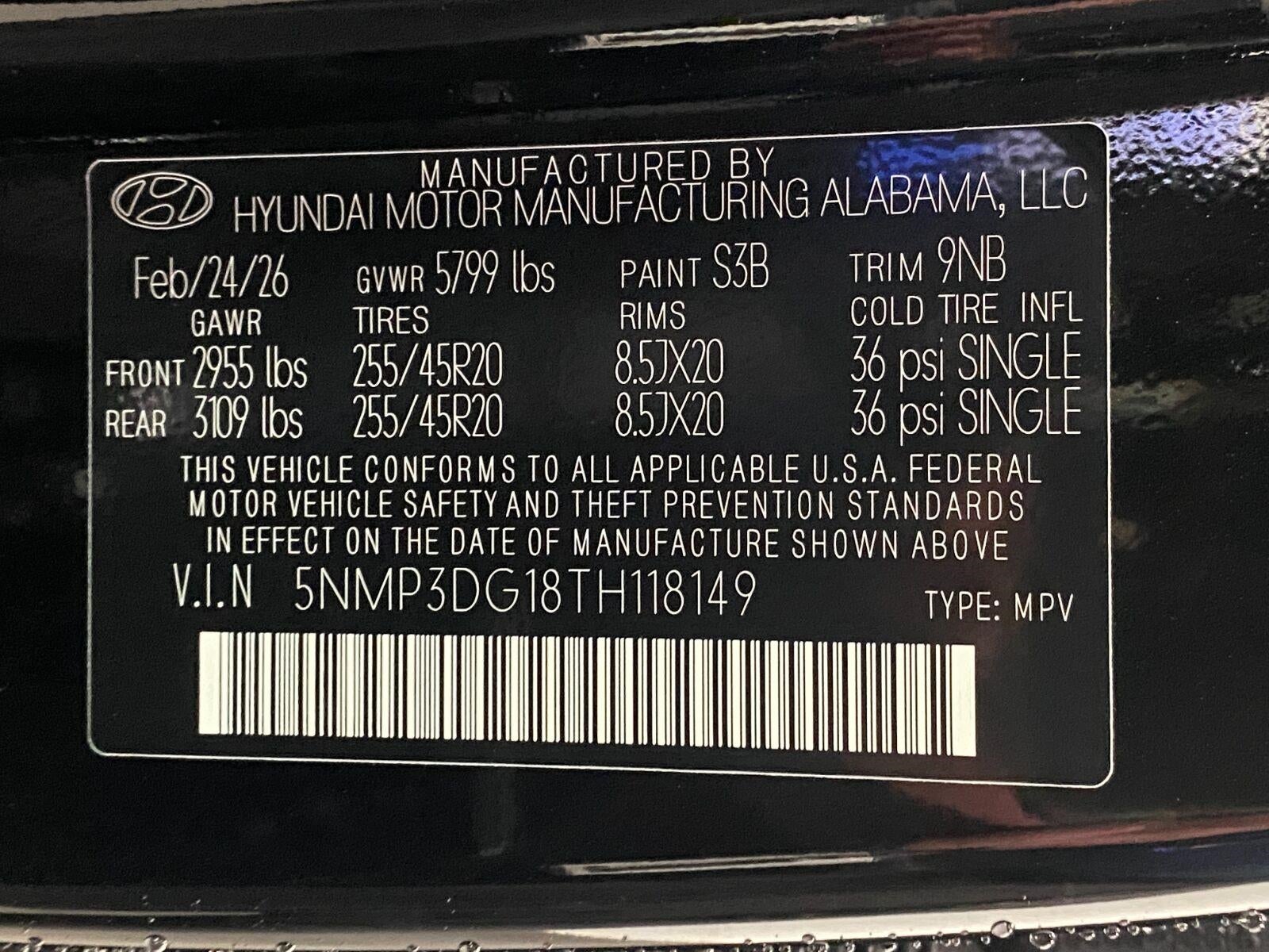 2026 Hyundai SANTA FE HYBRID Limited