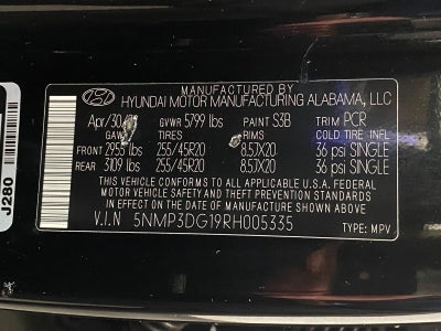 2024 Hyundai SANTA FE HYBRID Limited AWD