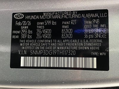 2026 Hyundai SANTA FE HYBRID Limited