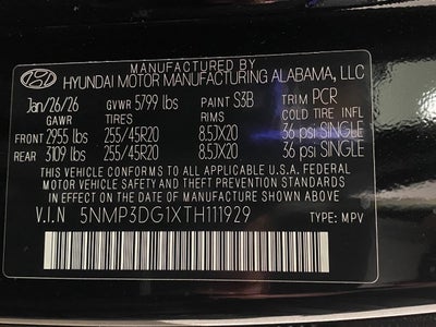 2026 Hyundai SANTA FE HYBRID Limited