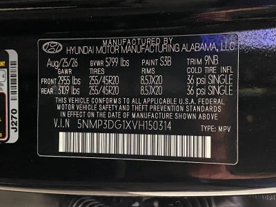 2027 Hyundai SANTA FE HYBRID Limited