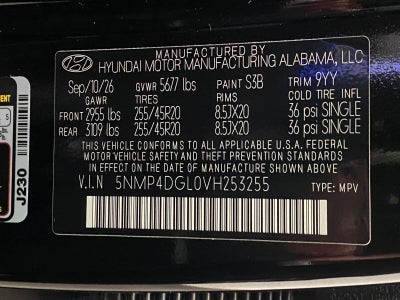 2027 Hyundai SANTA FE Limited AWD