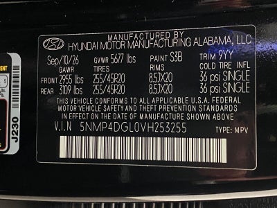 2027 Hyundai SANTA FE Limited AWD