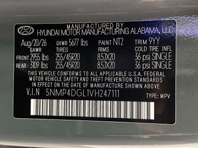 2027 Hyundai SANTA FE Limited AWD