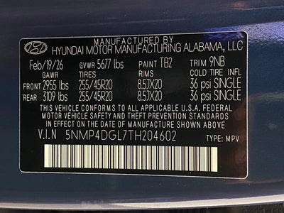 2026 Hyundai SANTA FE Limited AWD