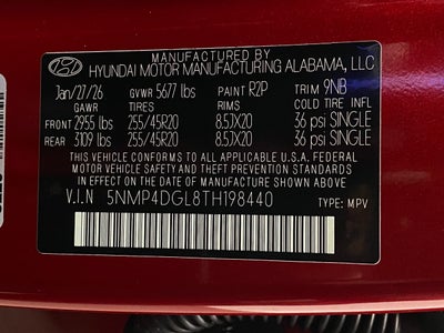 2026 Hyundai SANTA FE Limited AWD