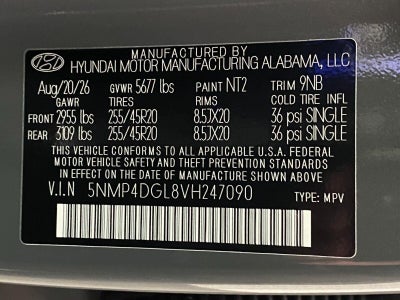 2027 Hyundai SANTA FE Limited AWD
