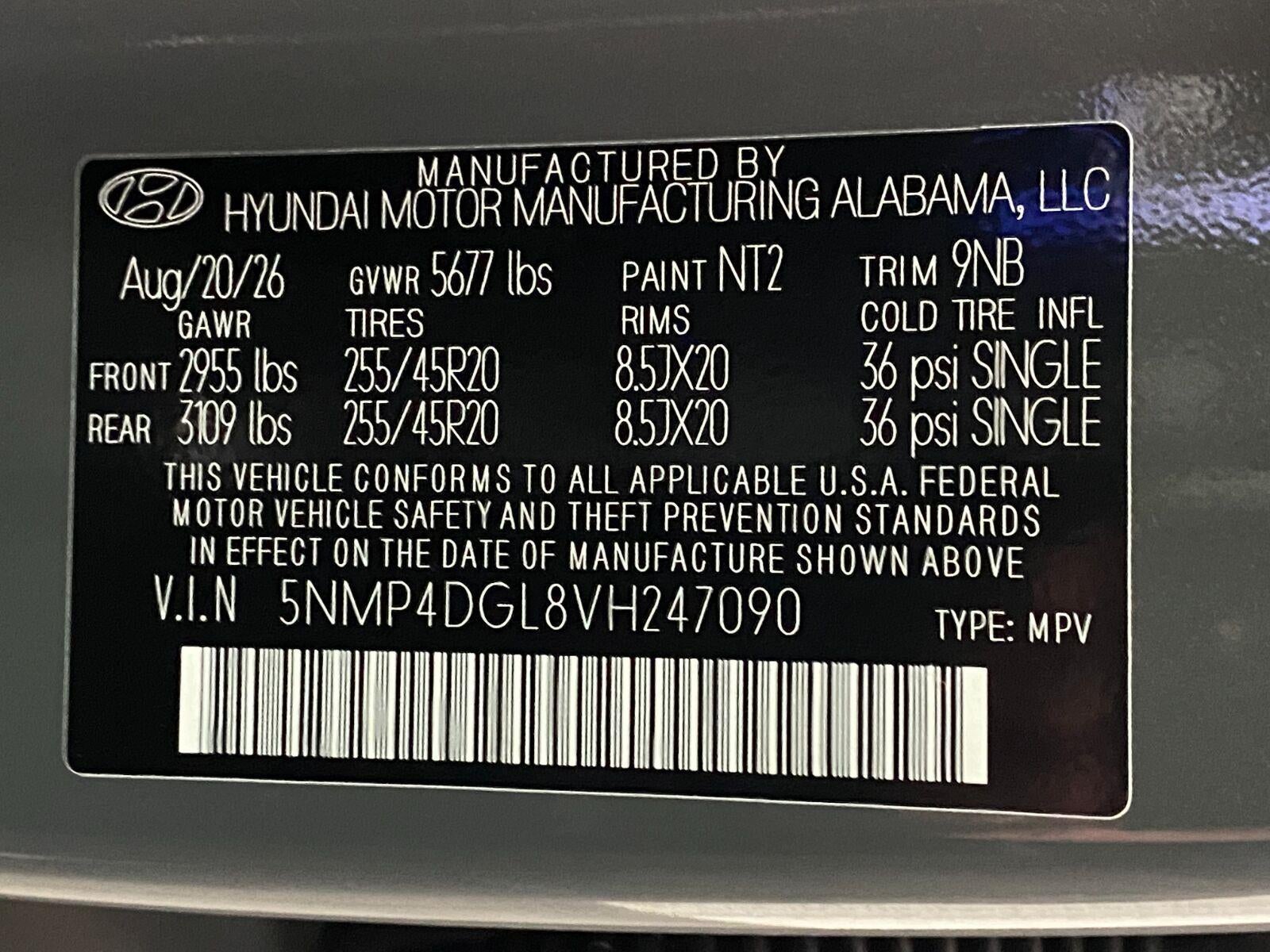 2027 Hyundai SANTA FE Limited AWD