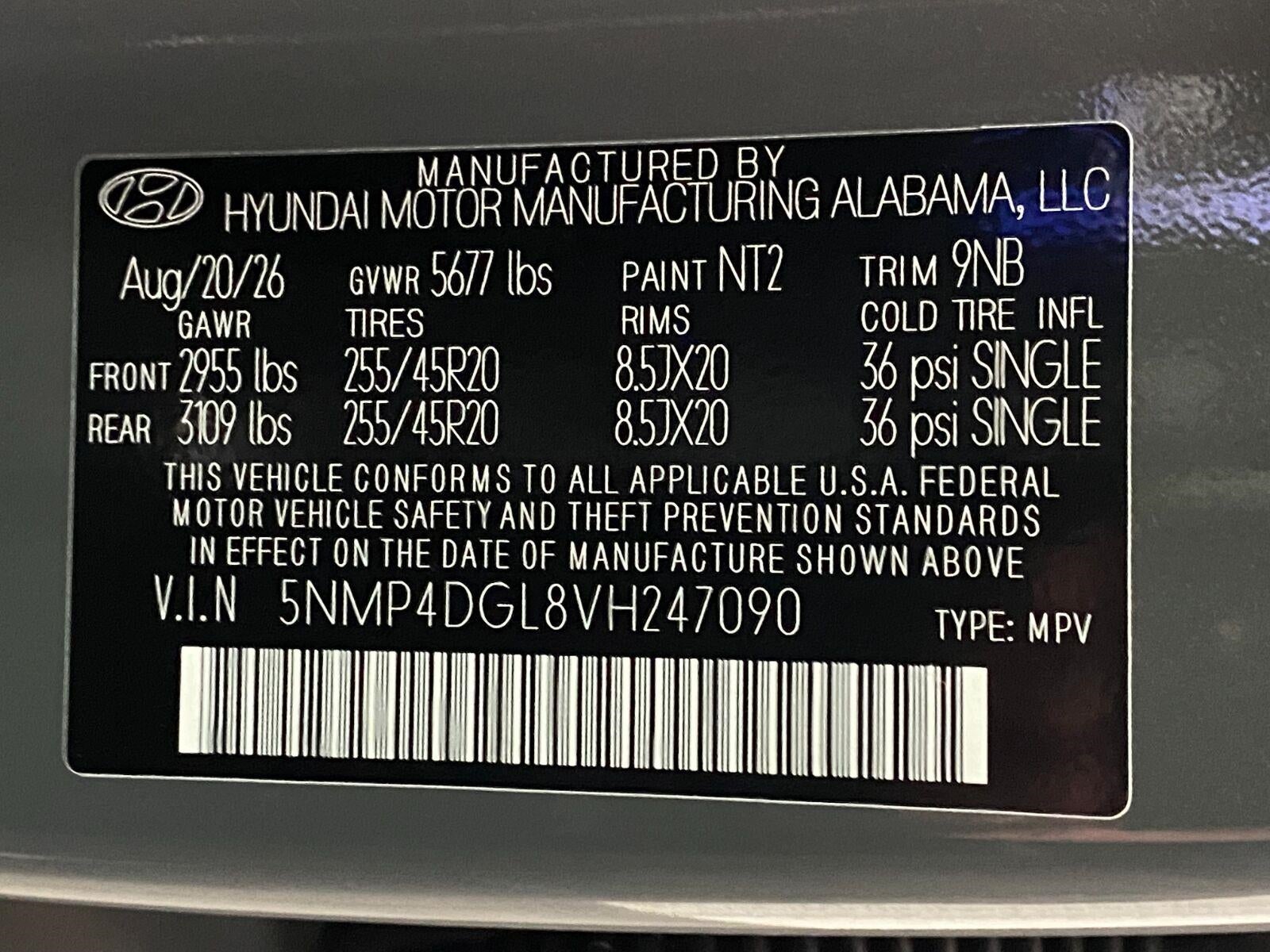 2027 Hyundai SANTA FE Limited AWD