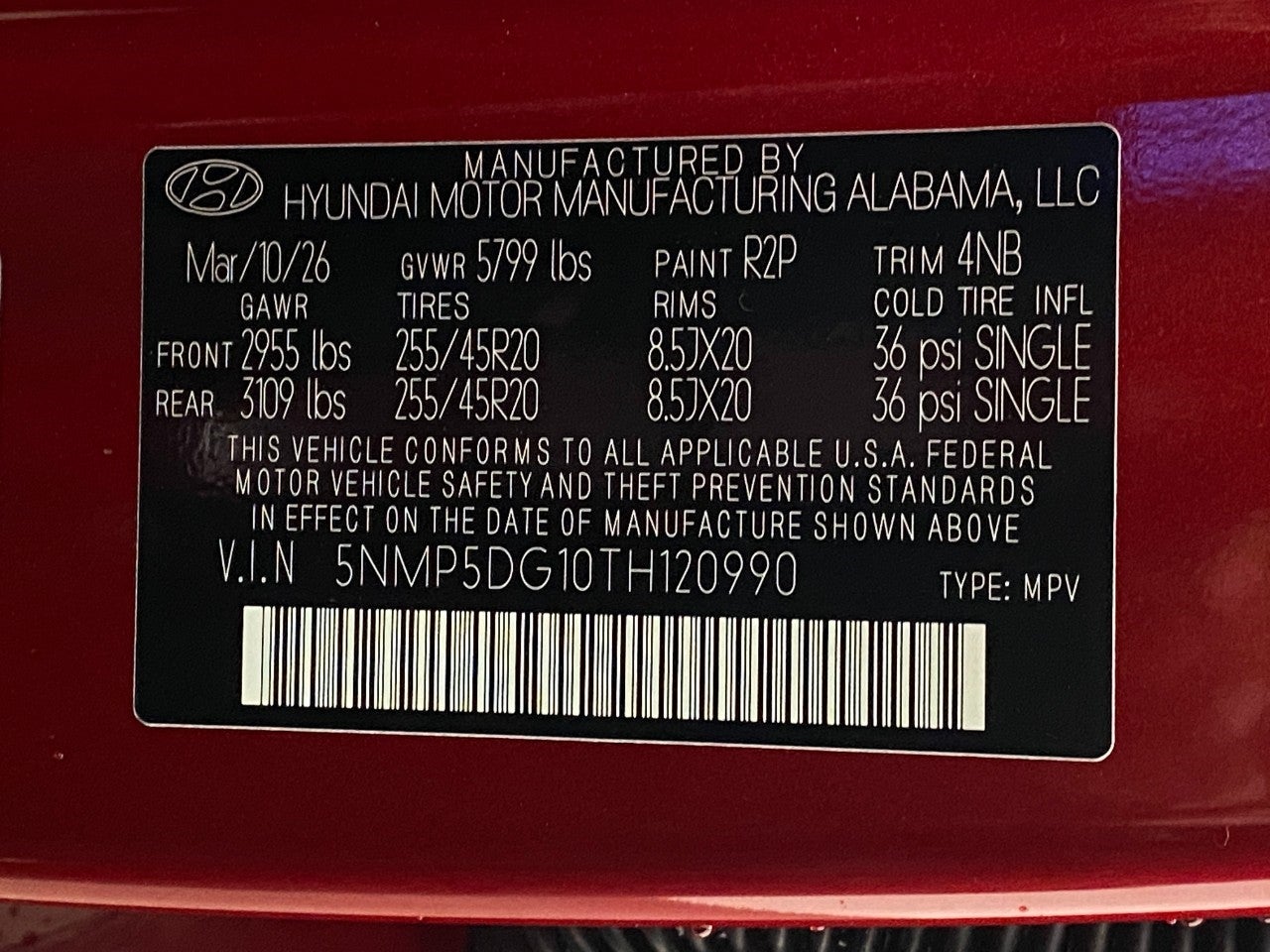 2026 Hyundai SANTA FE HYBRID Calligraphy