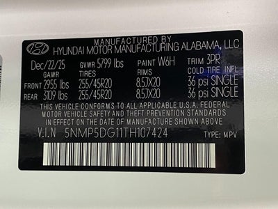 2026 Hyundai SANTA FE HYBRID Calligraphy