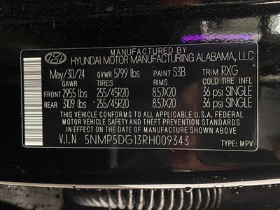 2024 Hyundai SANTA FE HYBRID Calligraphy AWD