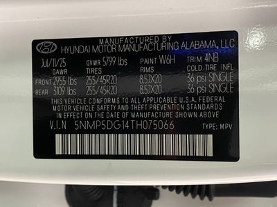 2026 Hyundai SANTA FE HYBRID Calligraphy