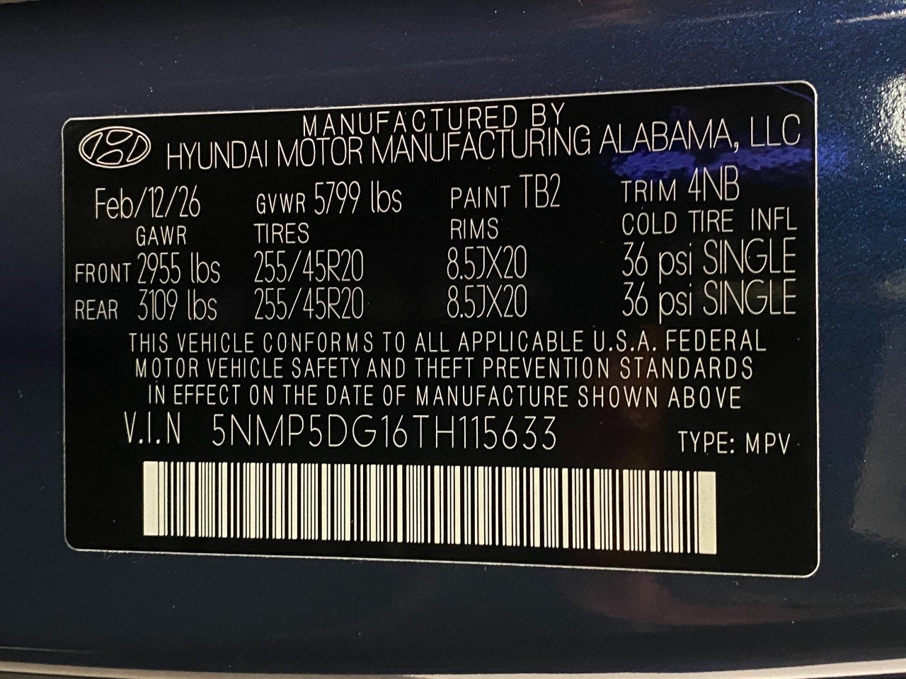 2026 Hyundai SANTA FE HYBRID Calligraphy