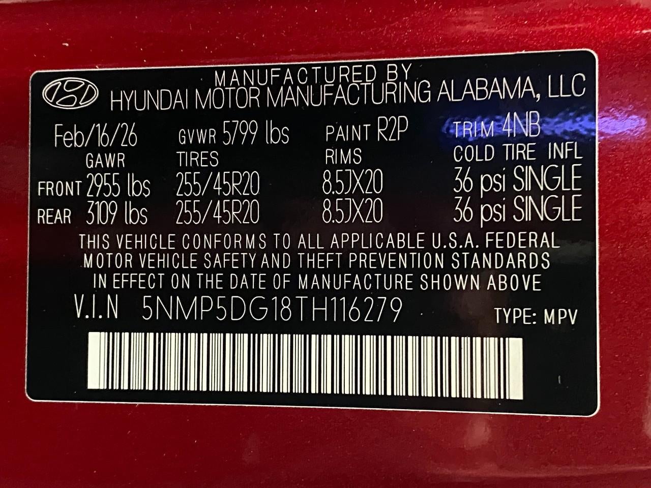 2026 Hyundai SANTA FE HYBRID Calligraphy