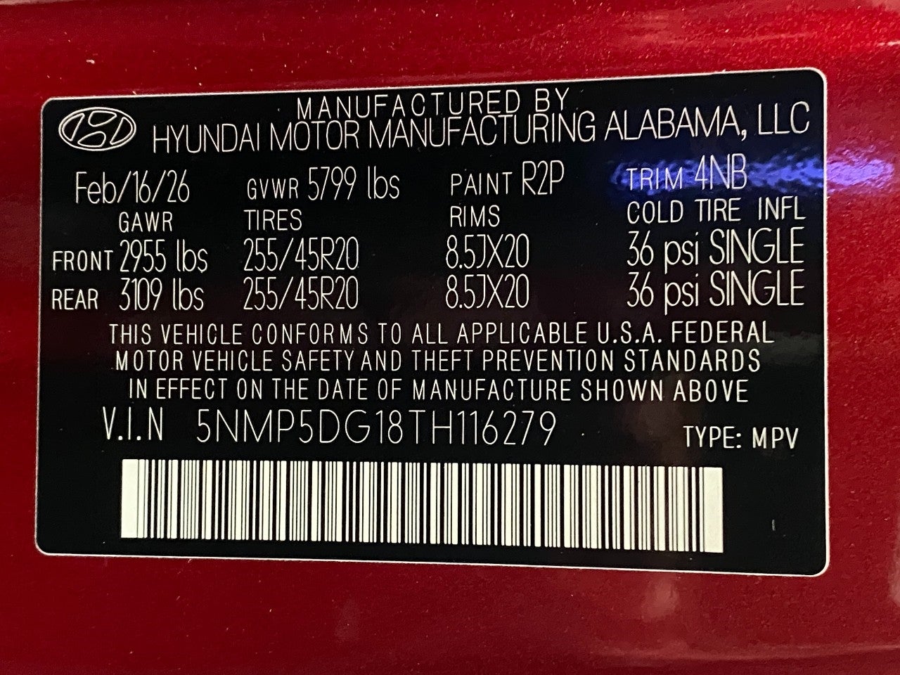 2026 Hyundai SANTA FE HYBRID Calligraphy