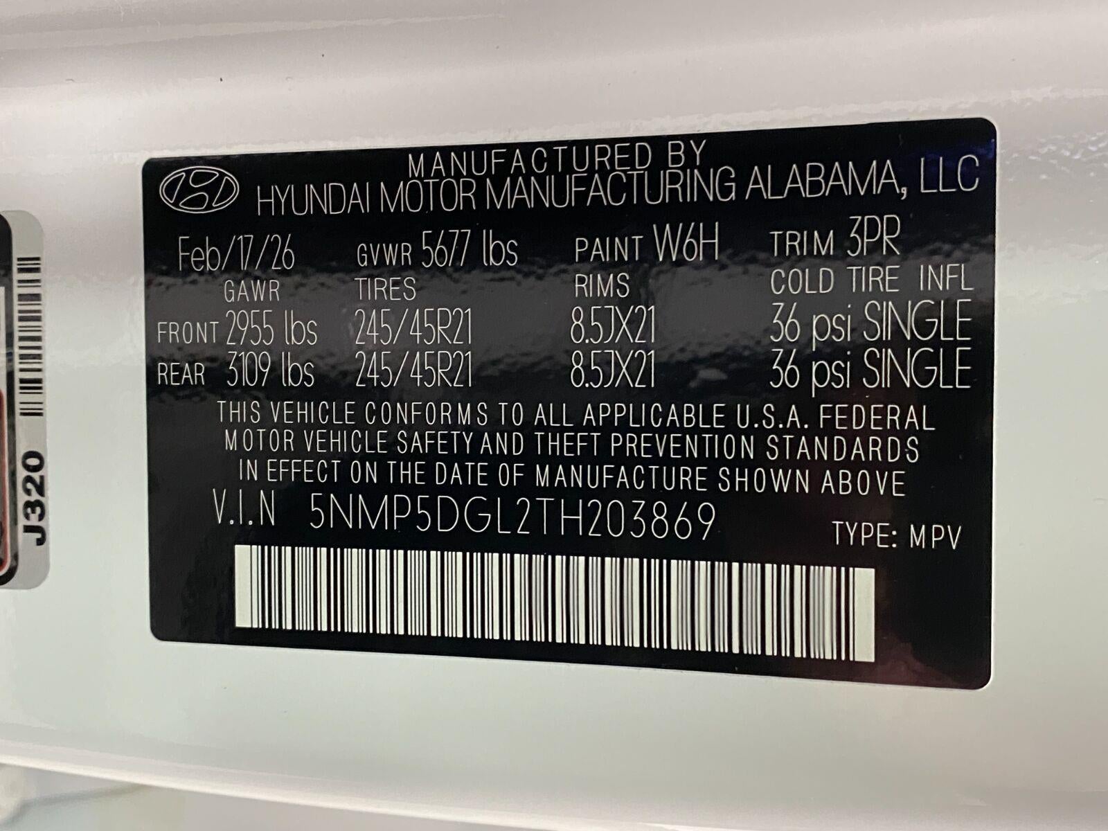 2026 Hyundai SANTA FE Calligraphy AWD