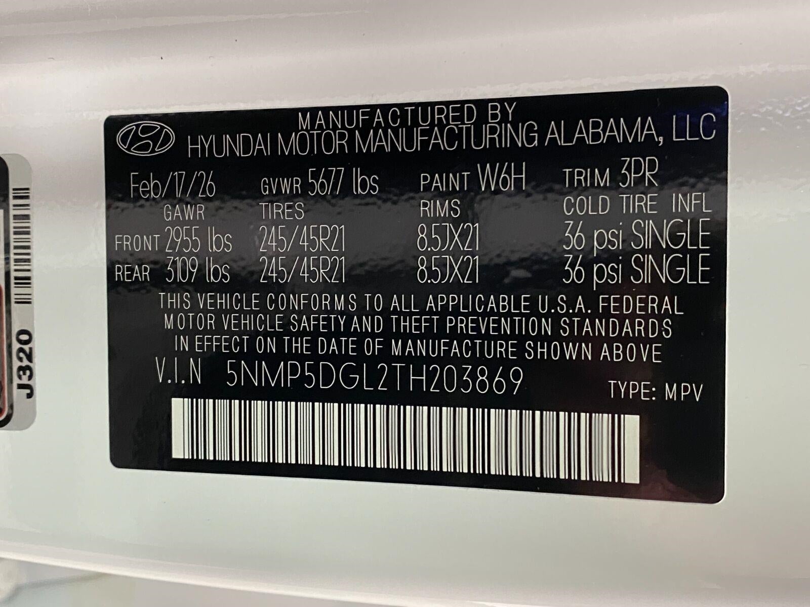 2026 Hyundai SANTA FE Calligraphy AWD