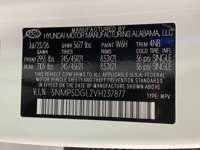 2027 Hyundai SANTA FE Calligraphy AWD