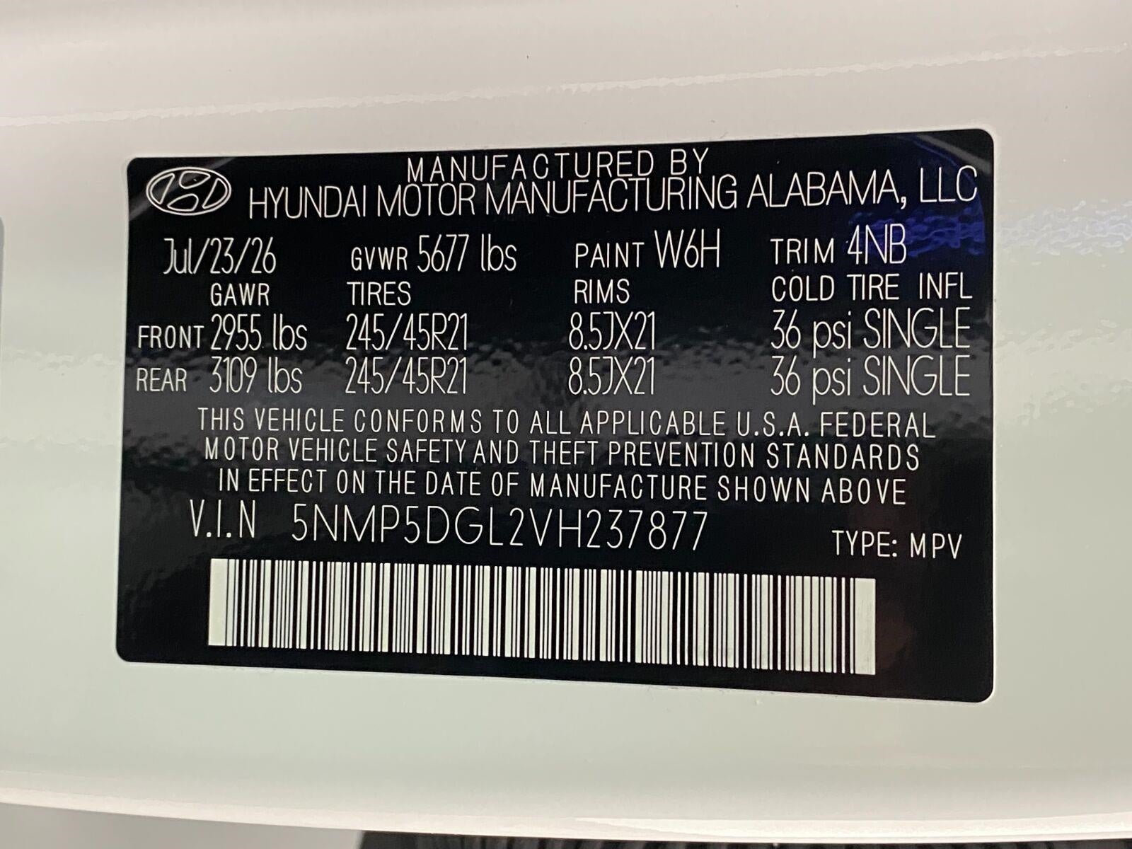 2027 Hyundai SANTA FE Calligraphy AWD