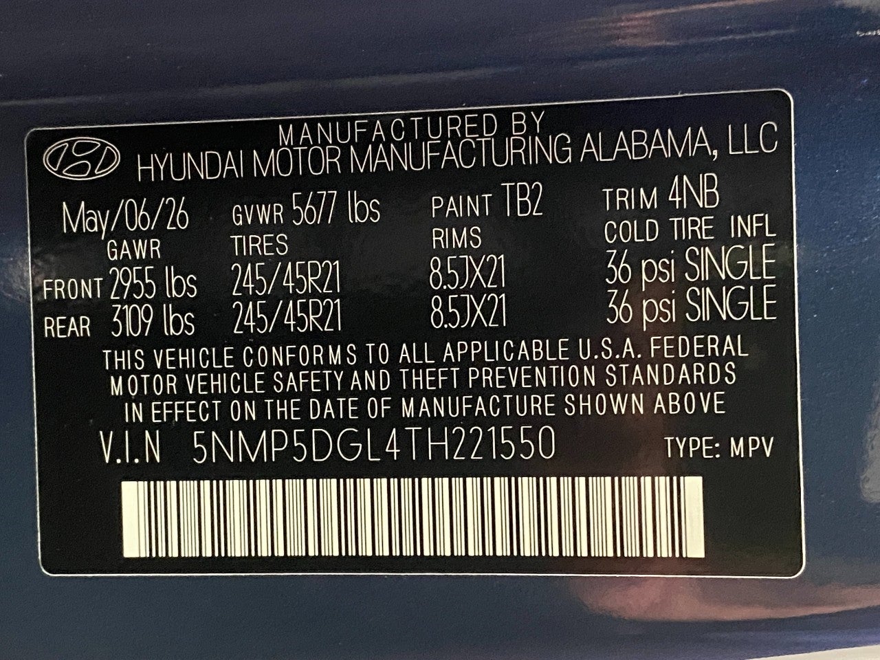2026 Hyundai SANTA FE Calligraphy AWD