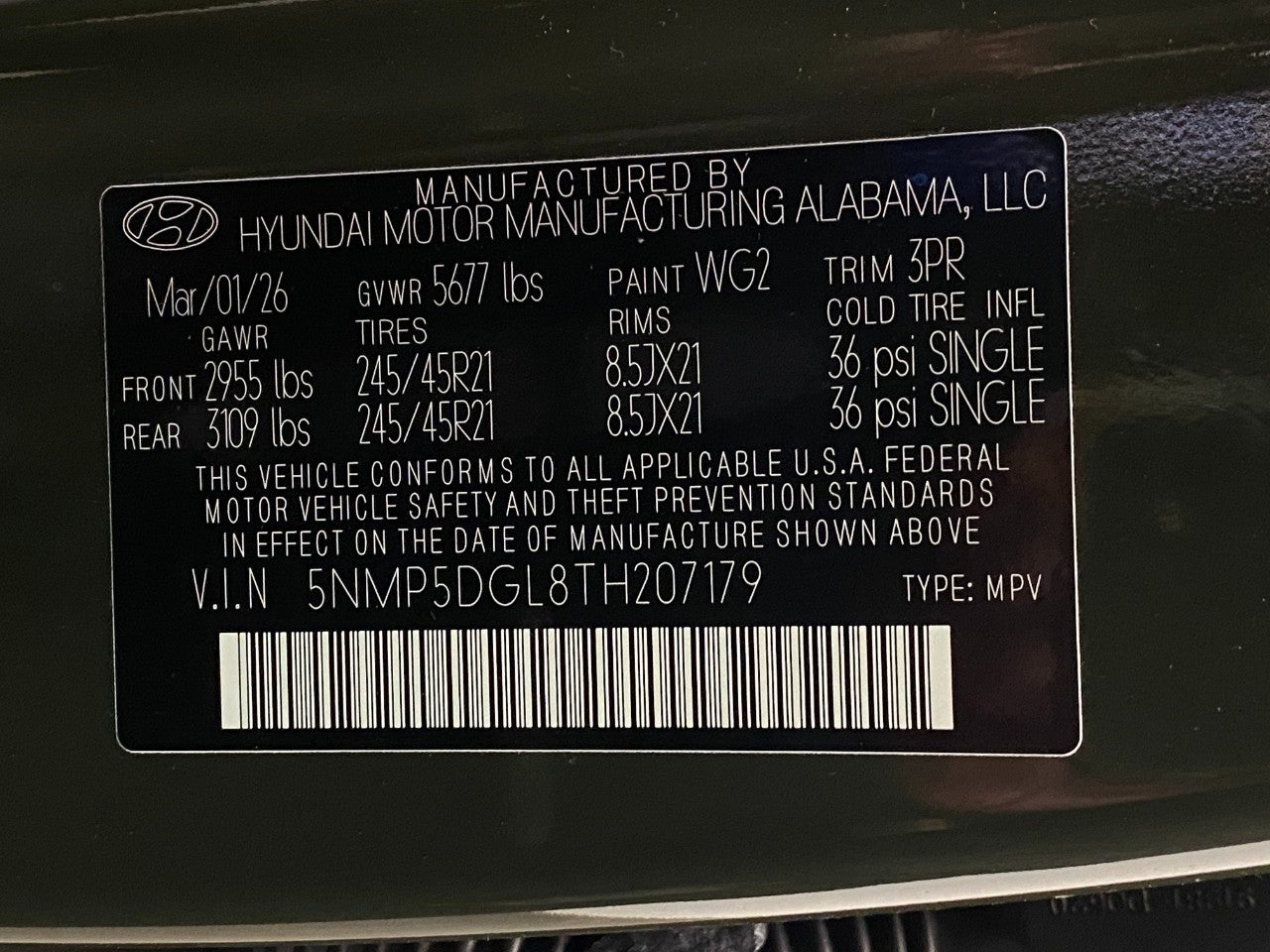 2026 Hyundai SANTA FE Calligraphy AWD