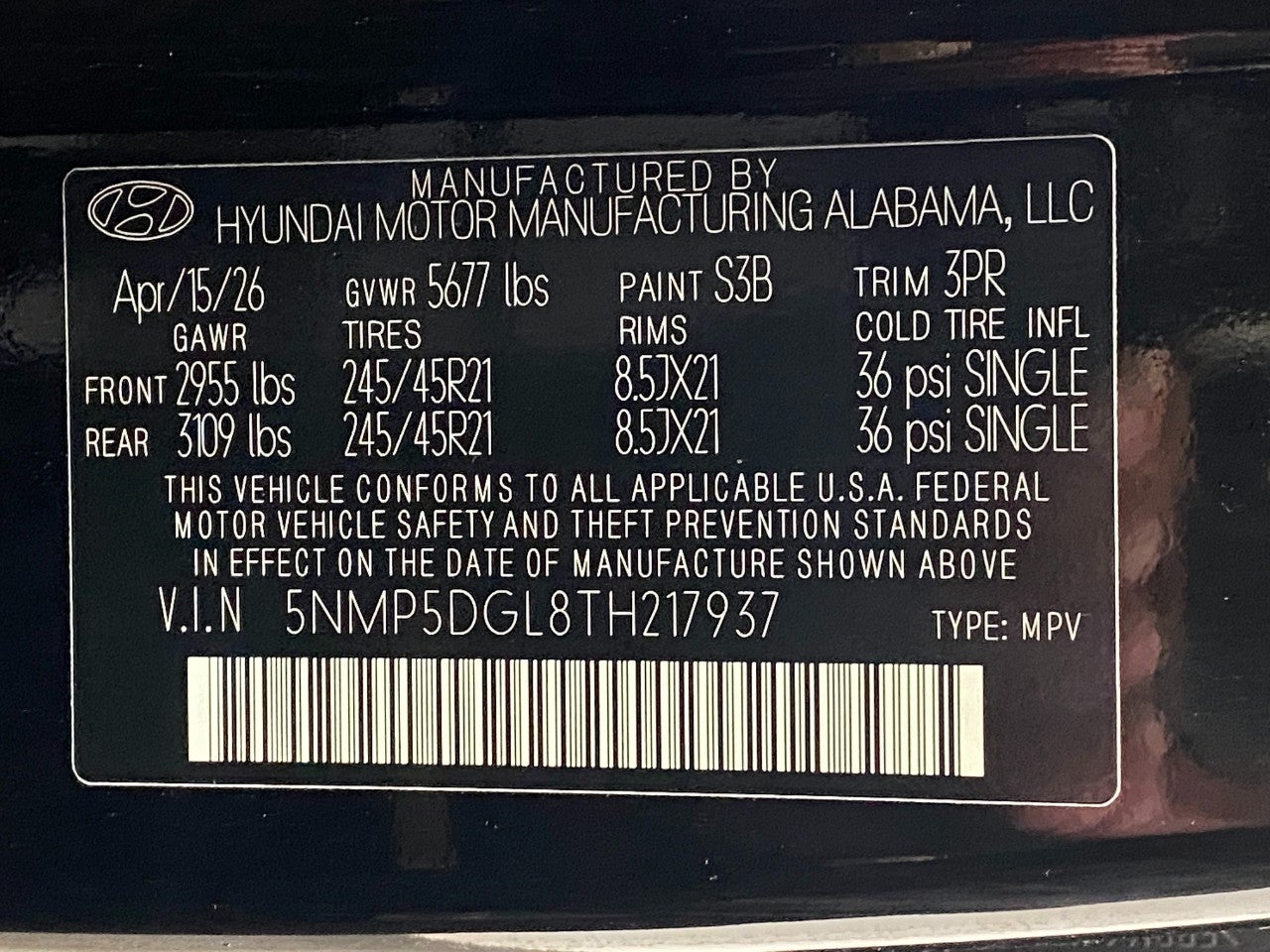 2026 Hyundai SANTA FE Calligraphy AWD