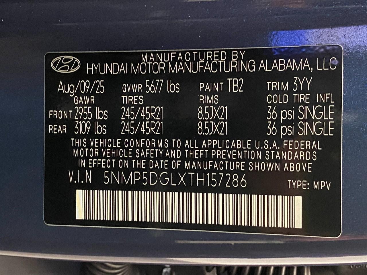 2026 Hyundai SANTA FE Calligraphy AWD