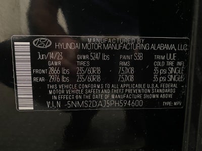 2023 Hyundai SANTA FE SEL AWD