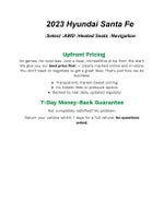 2023 Hyundai SANTA FE SEL AWD