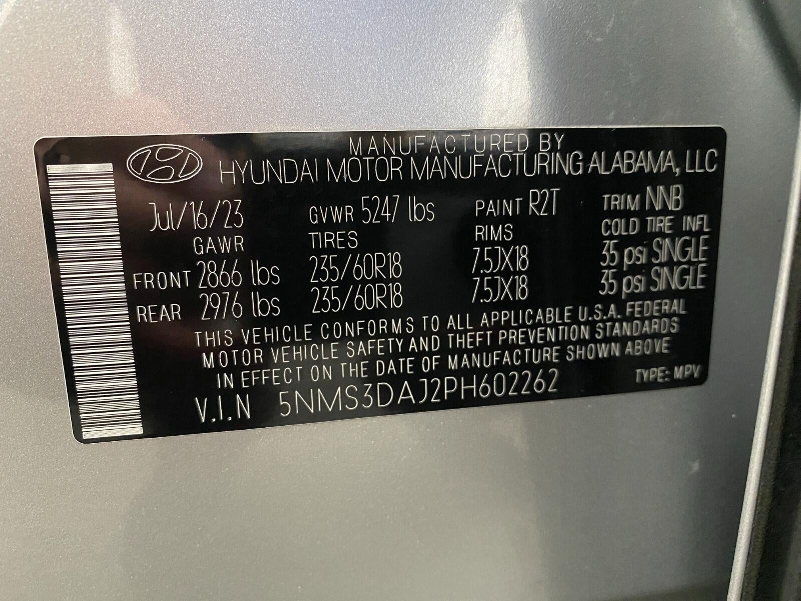 2023 Hyundai SANTA FE SEL AWD