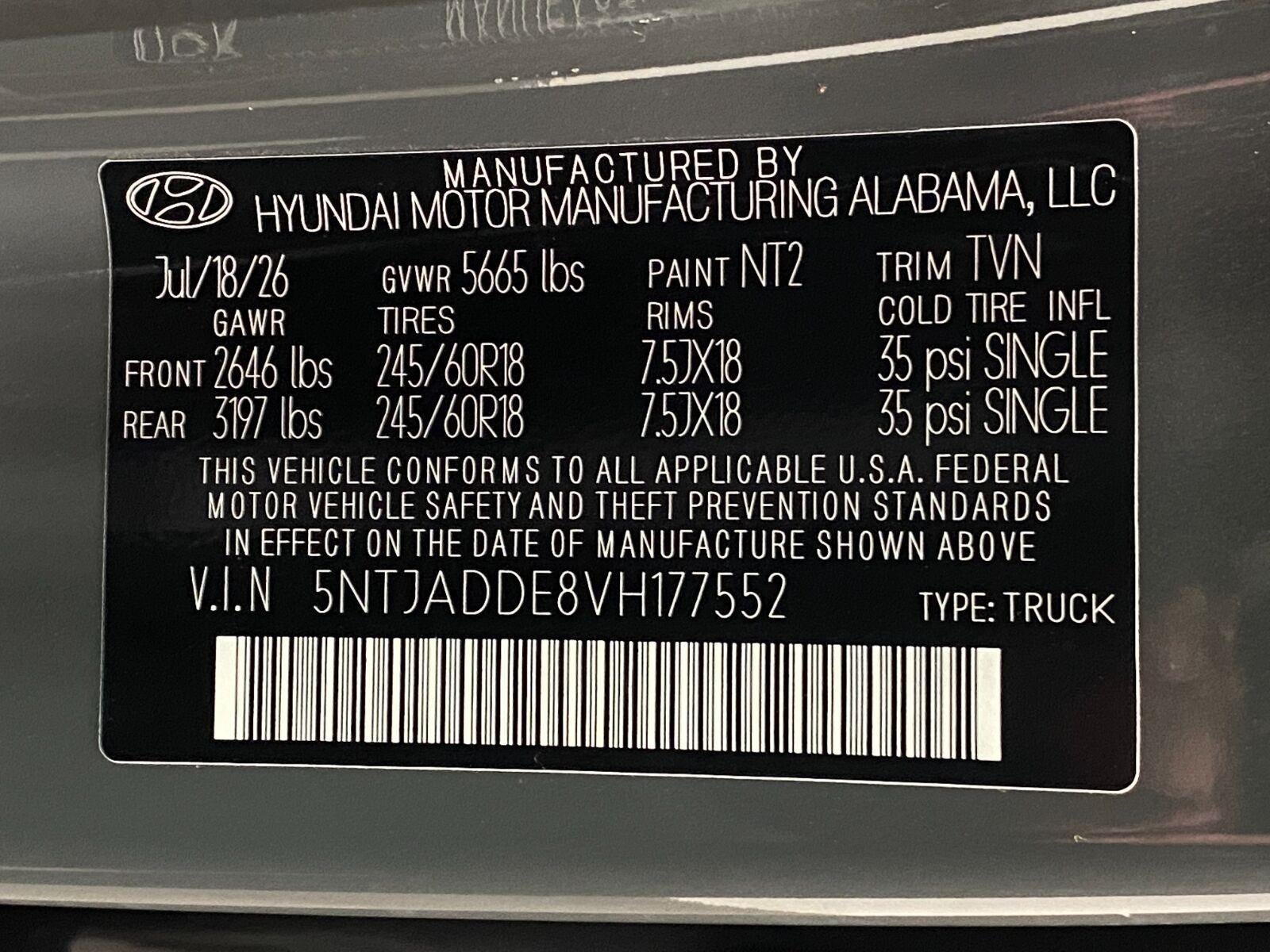 2027 Hyundai SANTA CRUZ SE AWD