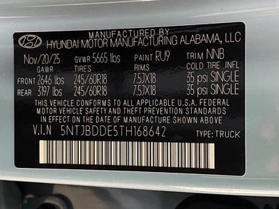 2026 Hyundai SANTA CRUZ SEL AWD