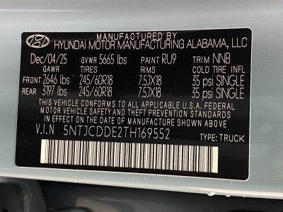 2026 Hyundai SANTA CRUZ SEL Activity AWD