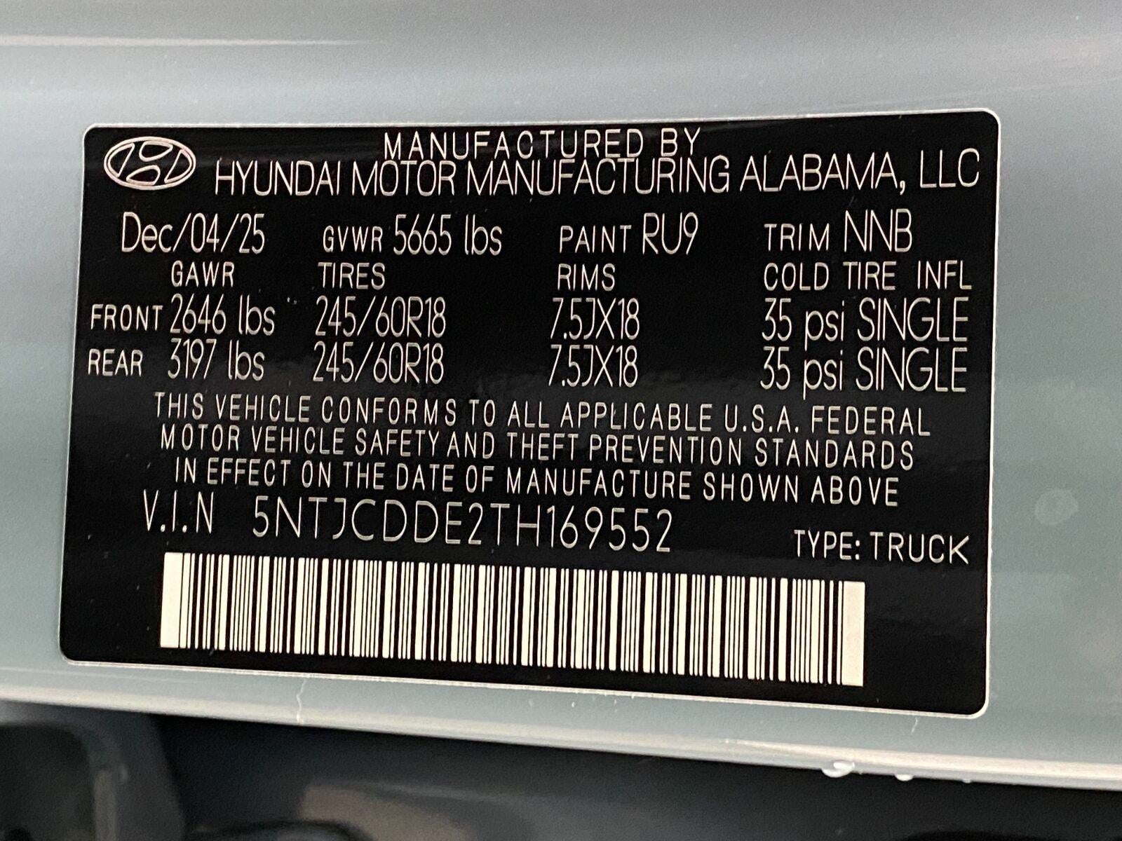 2026 Hyundai SANTA CRUZ SEL Activity AWD