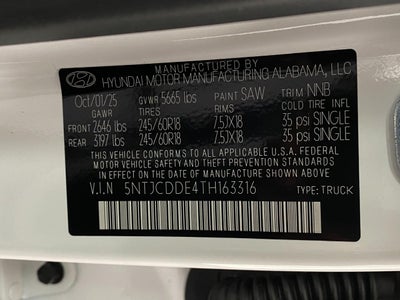 2026 Hyundai SANTA CRUZ SEL Activity AWD