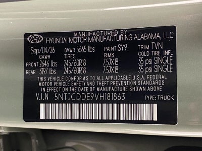 2027 Hyundai SANTA CRUZ SEL Activity AWD