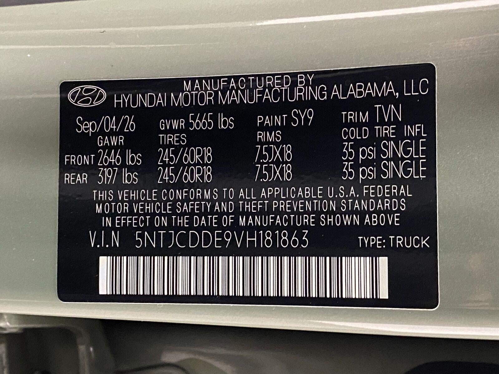 2027 Hyundai SANTA CRUZ SEL Activity AWD