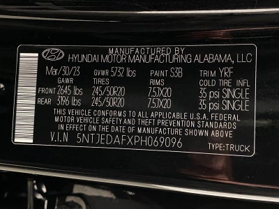 2023 Hyundai SANTA CRUZ Limited AWD
